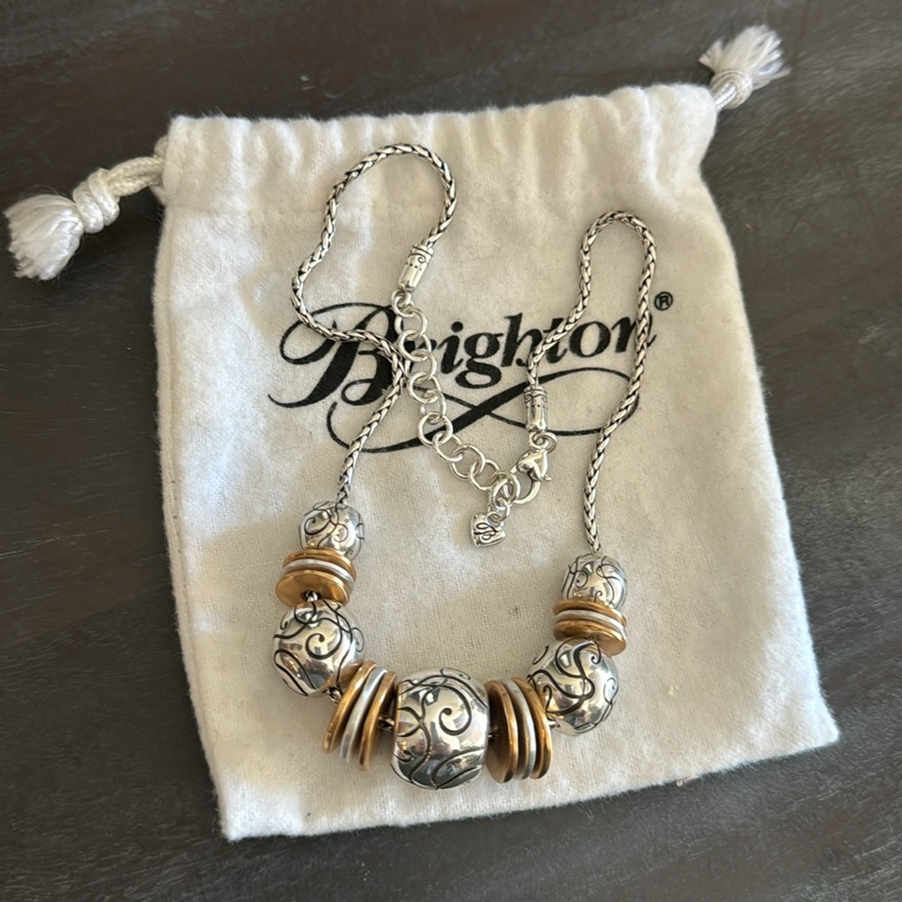 Brighton Curlz two tone necklace